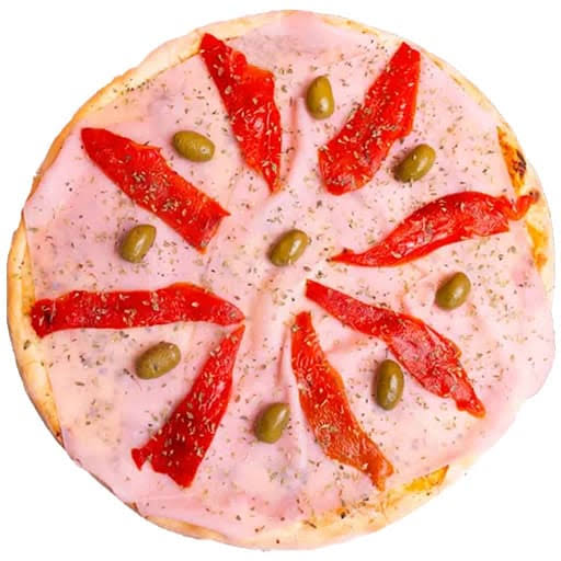 Jamón y morrón